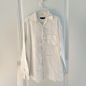 Banana Republic White Casual Button Down Shirt
